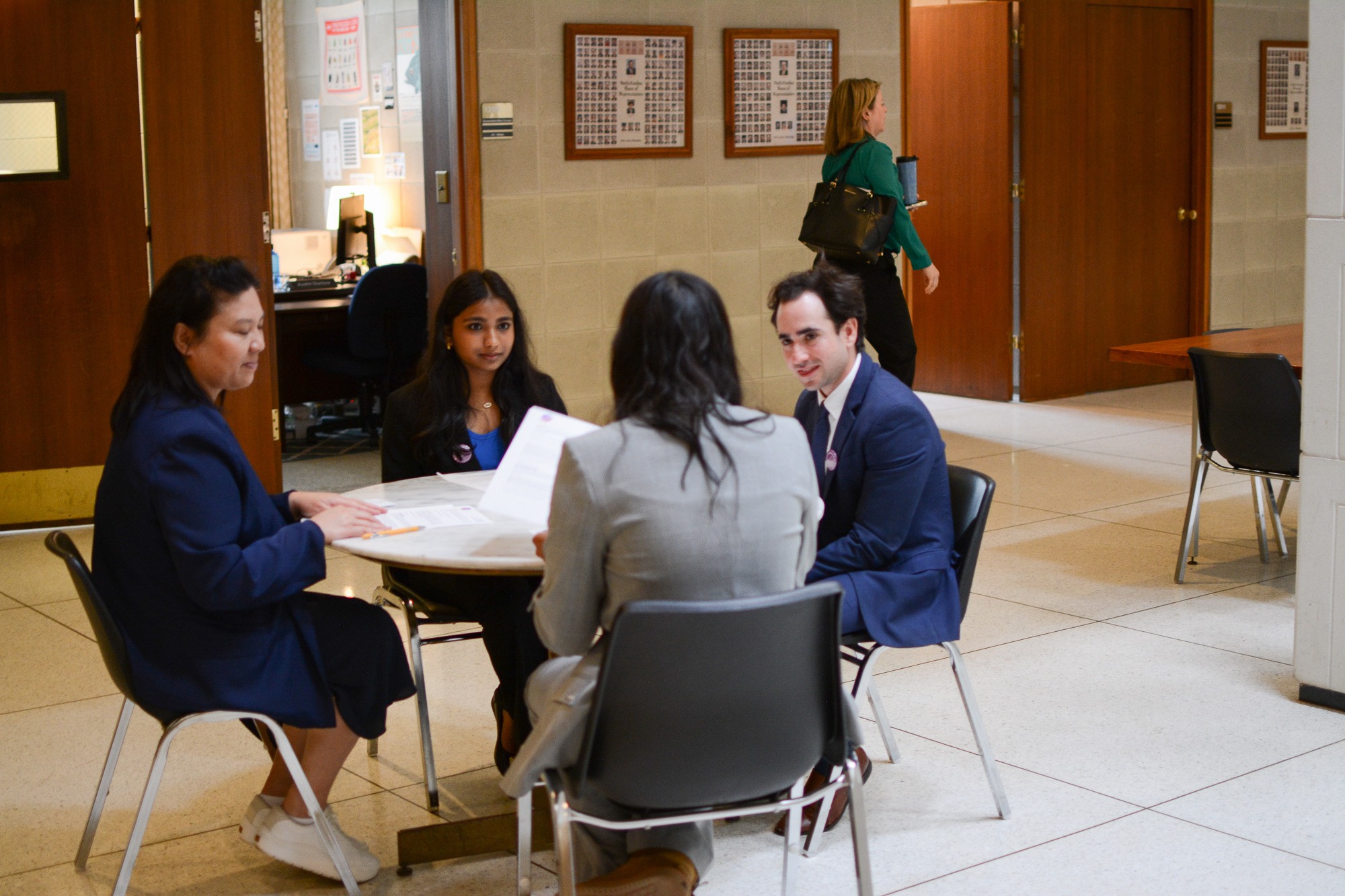 YPA advocates meeting in legislative office
